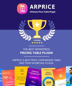 ARPrice  -  Responsive WordPress Pricing Table Plugin