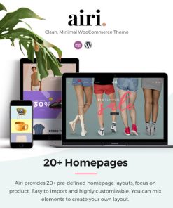 Airi  -  Clean, Minimal WooCommerce Theme