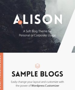Anne Alison  -  Soft Personal Blog Theme