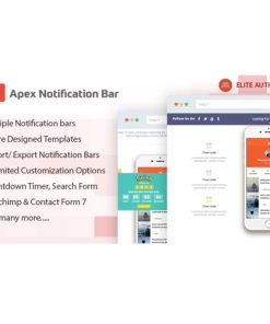 Apex Notification Bar  -  Responsive Notification Bar Plugin for WordPress