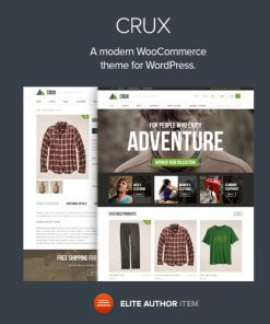Crux  -  A modern and lightweight WooCommerce theme