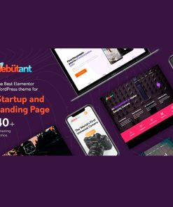 Debutant  -  Elementor Landing Page WP theme