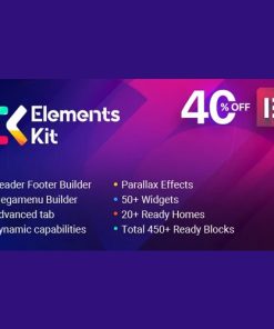Elements Kit  -  All In One Addons for Elementor Page Builder