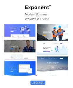 Exponent  -  Modern Multi-Purpose Business WordPress theme