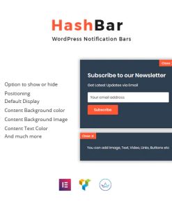 HashBar Pro  -  WordPress Notification Bar