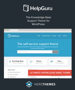 HelpGuru  -  A Self-Service Knowledge Base WordPress Theme