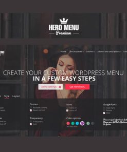 Hero Menu  -  Responsive WordPress Mega Menu Plugin