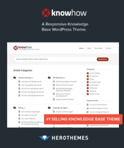 KnowHow  -  A Knowledge Base WordPress Theme