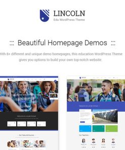 Lincoln  -  Education Material Design WordPress Theme
