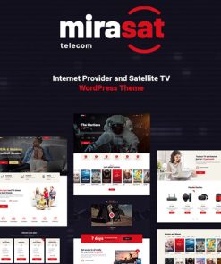 Mirasat  -  Internet Provider and Satellite TV WordPress Theme