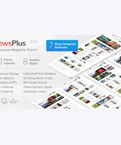NewsPlus  -  News and Magazine WordPress theme