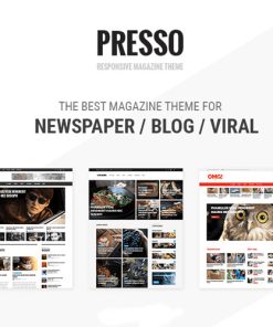 PRESSO  -  Modern Magazine / Newspaper / Viral Theme