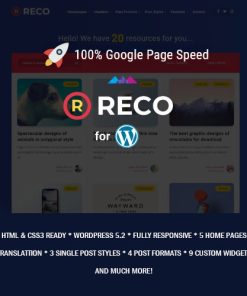 Reco  -  Minimal Theme for Freebies