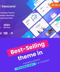 Saasland  -  MultiPurpose WordPress Theme for Startup