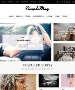 SimpleMag  -  Magazine theme for creative stuff