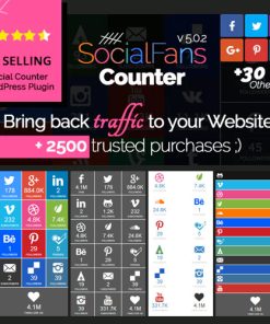SocialFans  -  WP Responsive Social Counter Plugin