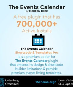 The Events Calendar Shortcode and Templates Pro  -  WordPress Plugin