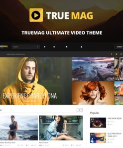 True Mag  -  WordPress Theme for Video and Magazine