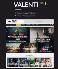 Valenti  -  WordPress HD Review Magazine News Theme