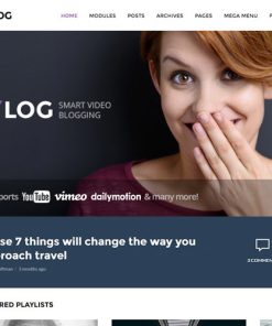 Vlog  -  Video Blog / Magazine WordPress Theme
