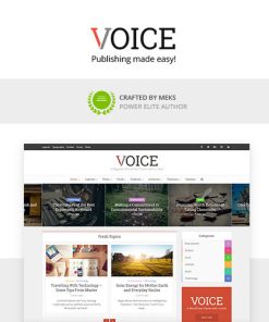 Voice  -  Clean News/Magazine WordPress Theme
