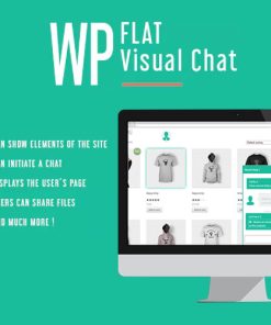 WP Flat Visual Chat  -  Live Chat & Remote View for WordPress