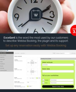 Webba Booking  -  WordPress Appointment & Reservation plugin