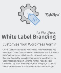 White Label Branding for WordPress