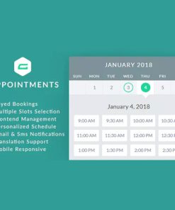 gAppointments  -  Appointment booking addon for Gravity Forms