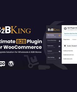 B2BKing  -  The Ultimate WooCommerce B2B & Wholesale Plugin