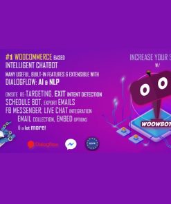 ChatBot for WooCommerce  -  Retargeting, Exit Intent, Abandoned Cart, Facebook Live Chat  -  WoowBot
