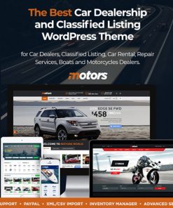 Motors  -  Automotive, Car Dealership, Car Rental, Auto, Classified Ads, Listing WordPress Theme