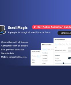 Scroll Magic WordPress  -  Scrolling Animation Builder Plugin