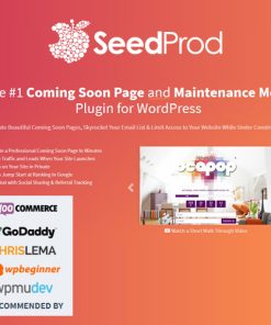 SeedProd Coming Soon Pro  -  WordPress Coming Soon Pages & Maintenance Mode