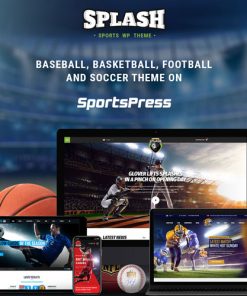 Splash Sport  -  WordPress Sports Theme for Basketball, Football, Soccer and Baseball Clubs