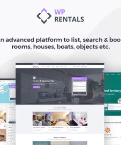 WP Rentals  -  Booking Accommodation WordPress Theme
