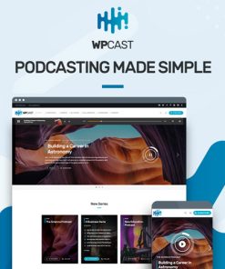 Wpcast  -  Audio Podcast WordPress Theme
