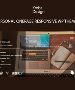 Krobs  -  Personal Onepage Responsive WP Theme