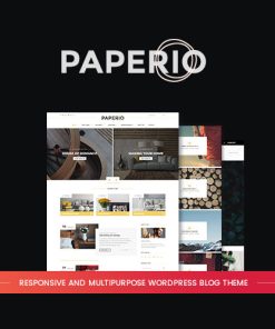 Paperio  -  Responsive and Multipurpose WordPress Blog Theme