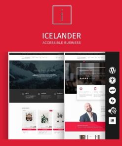 Icelander ????????? Accessible Business Portfolio & WooCommerce WordPress Theme
