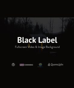 Black Label  -  Fullscreen Video & Image Background