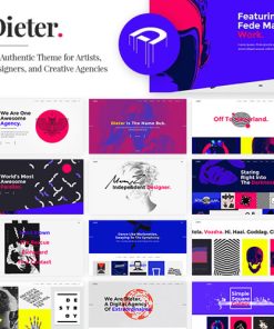 Dieter  -  Authentic Artist & Creative Design Agency Theme