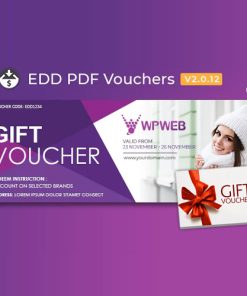 Easy Digital Downloads  -  PDF Vouchers