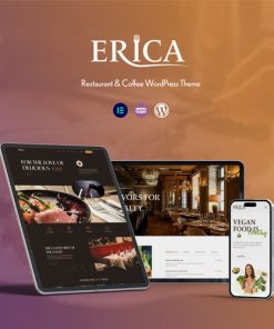Erica  -  Restaurant & Coffee WordPress Theme