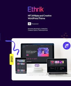Ethrik  -  Creative & NFT Affiliate WordPress Theme
