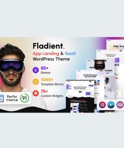 Fladient  -  App Landing Page WordPress Theme