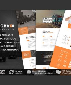 Globax  -  Logistics WordPress Theme + Woocommerce