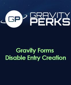 Gravity Perks ? Gravity Forms Disable Entry Creation