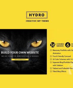 HYDRO ? One Page Portfolio WordPress Theme