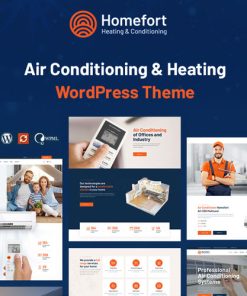 Homefort  -  Air Conditioning & Heating WordPress Theme + RTL